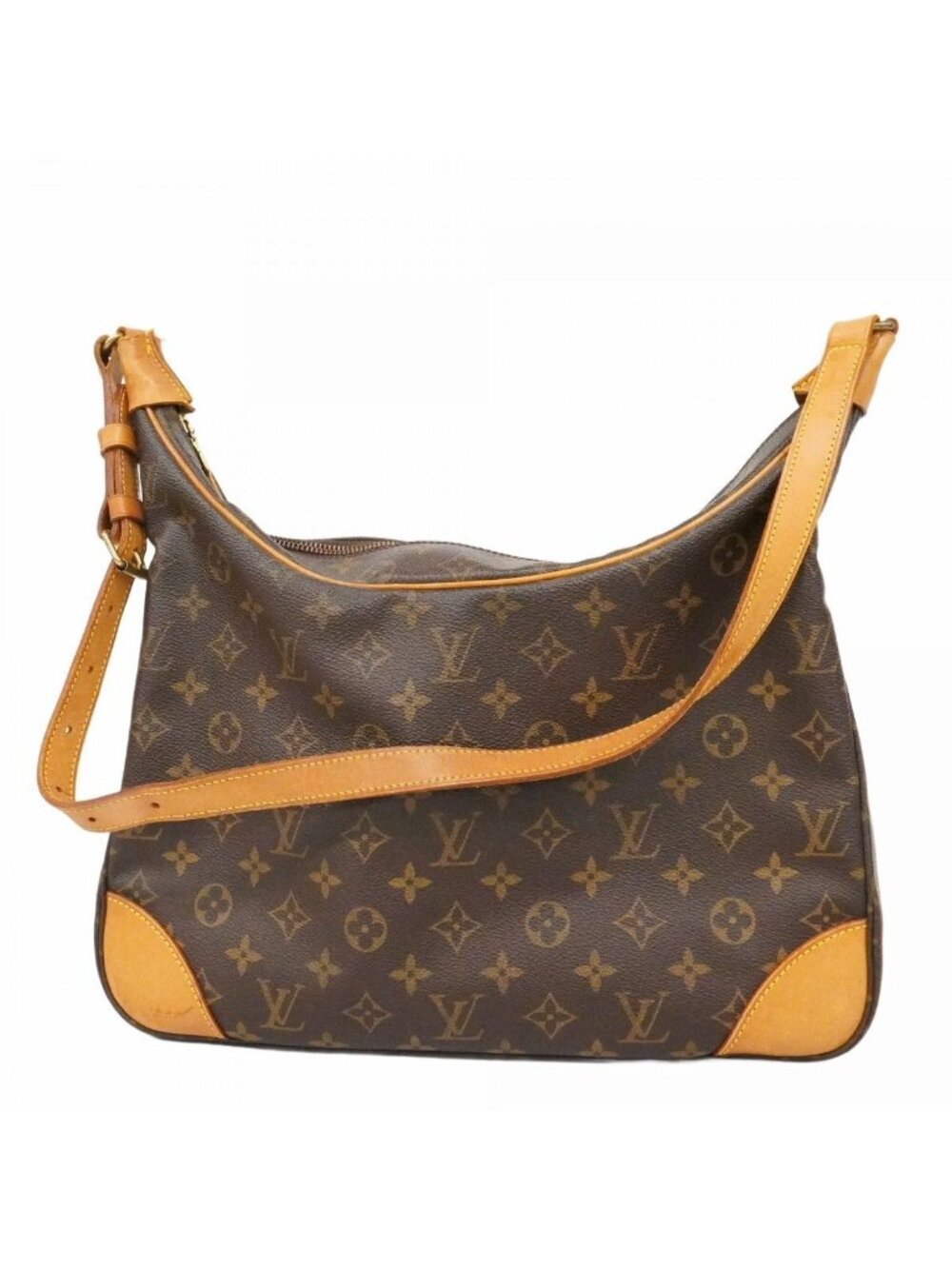 Louis Vuitton Shoulder Bag Monogram Boulogne 35 Brown